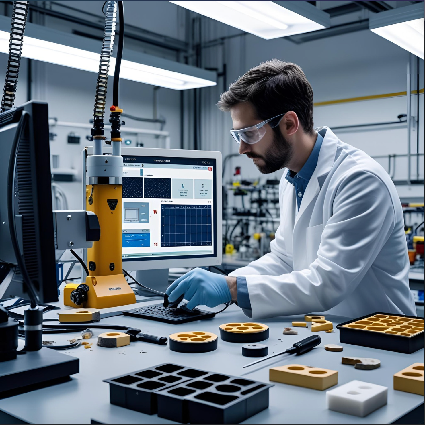 Thử nghiệm cao su chạy bằng AI: Máy móc thông minh đang giải quyết những thách thức chất lượng khó khăn nhất của giày như thế nào