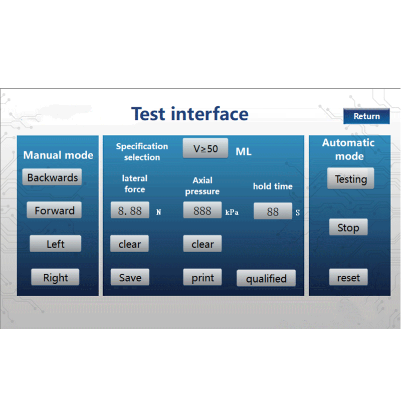 Máy kiểm tra rò rỉ không khí ống tiêm y tế | Máy kiểm tra độ kín chân không -88kPa theo ISO 7886-1