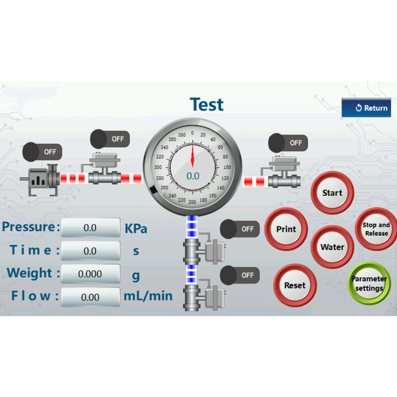 Máy kiểm tra dòng chảy thiết bị y tế ISO 7864-2016